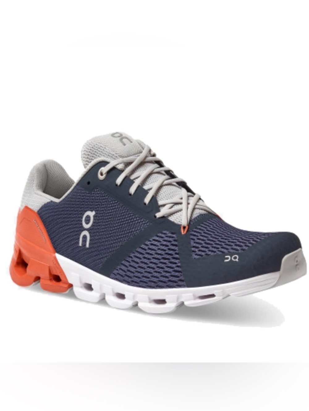 Men’s On Running Cloudflyer Sneaker in Navy with Orange